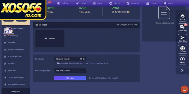 Rút tiền XOSO66 qua thẻ cào điện thoại nhanh gọn, tiện lợi